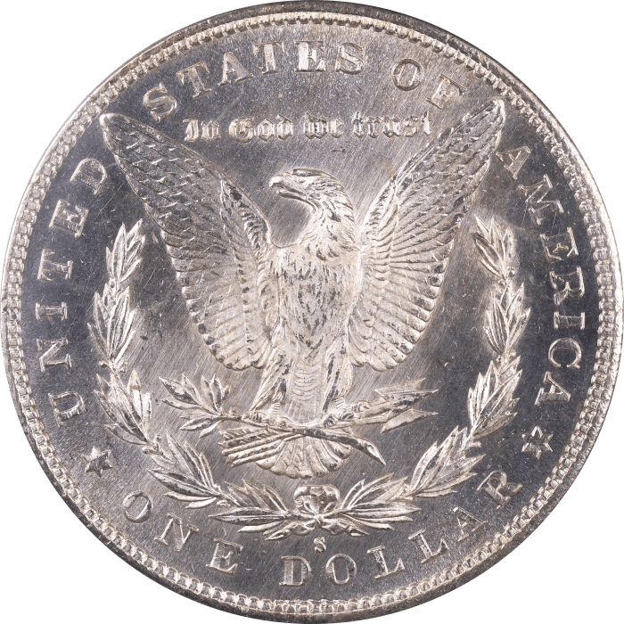 1887-S Morgan Dollar ($1) OGH Reverse Image