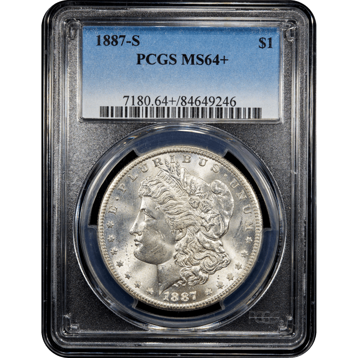 1887-S Morgan Dollar ($1) Obverse Slab Image