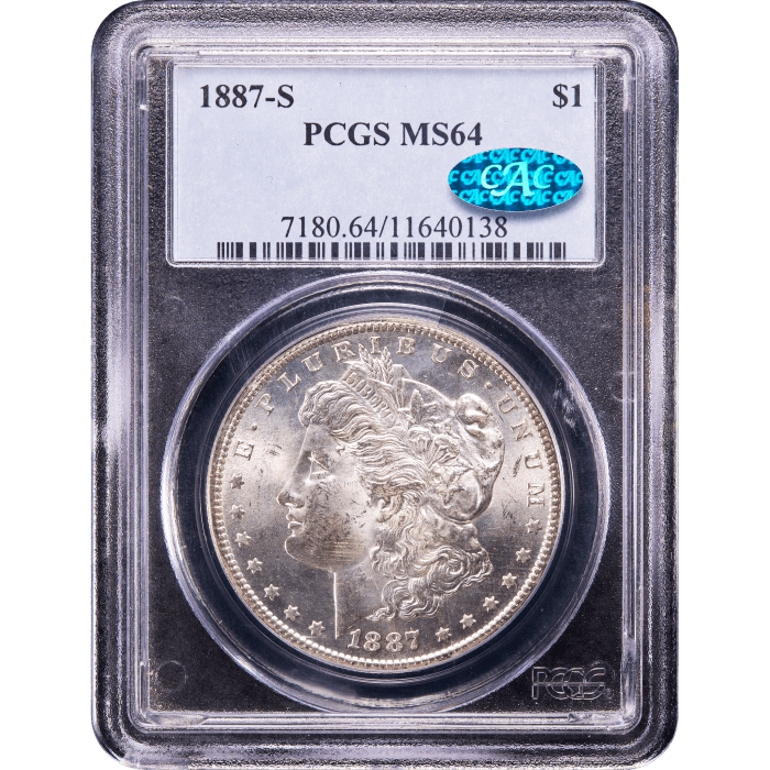 1887-S Morgan Dollar ($1) Obverse Slab Image
