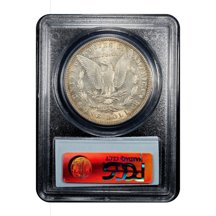 1888-O Morgan Dollar ($1) VAM 4 Hot Lips Reverse Slab Image