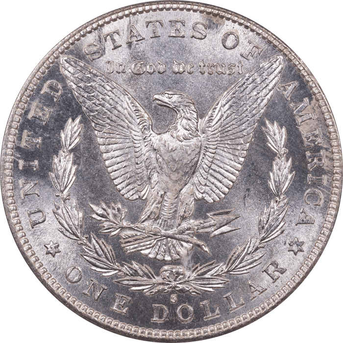 1888-S Morgan Dollar ($1) Reverse Image