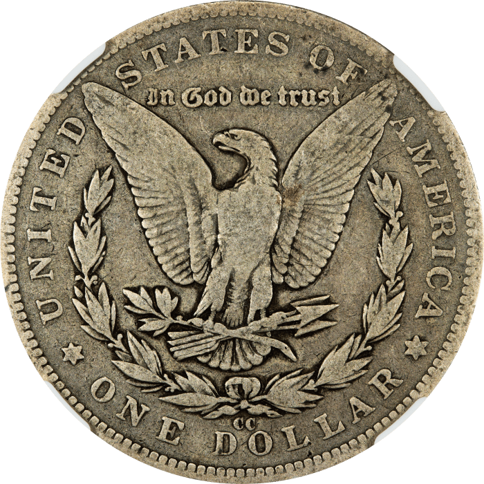 1889-CC Morgan Dollar ($1) Reverse Image