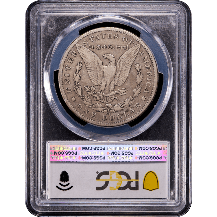 1889-CC Morgan Dollar ($1) Reverse Slab Image