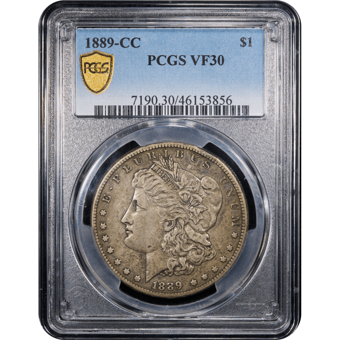 1889-CC Morgan Dollar ($1) Obverse Slab Image
