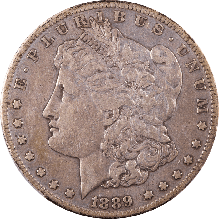 1889-CC Morgan Dollar ($1) OBVERSE Image