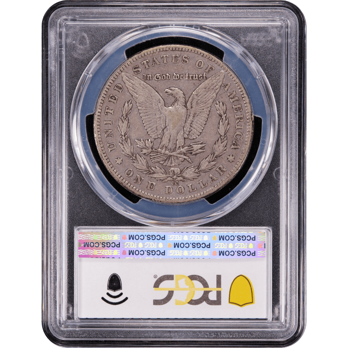 1889-CC Morgan Dollar ($1) Reverse Slab Image