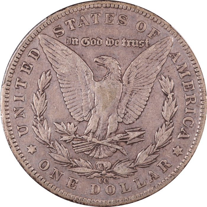 1889-CC Morgan Dollar ($1) Reverse Image