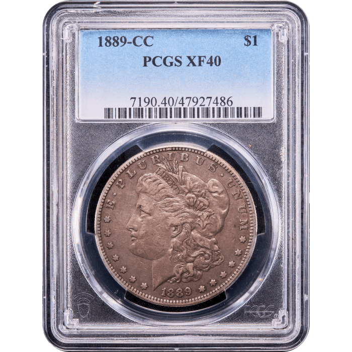 1889-CC Morgan Dollar ($1) Obverse Slab Image