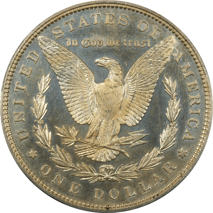 1889 Morgan Dollar ($1) REVERSE Image