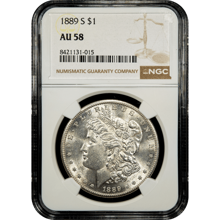 1889-S Morgan Dollar ($1) Obverse Slab Image