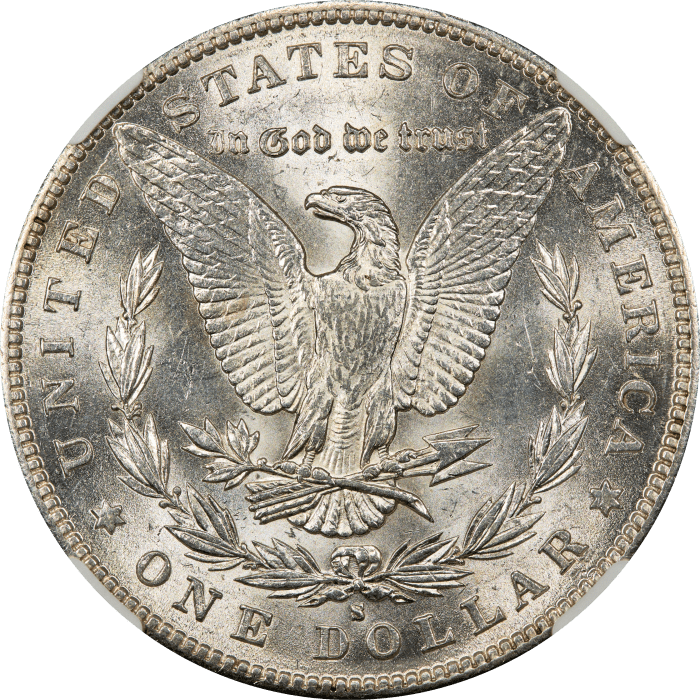 1889-S Morgan Dollar ($1) Reverse Image
