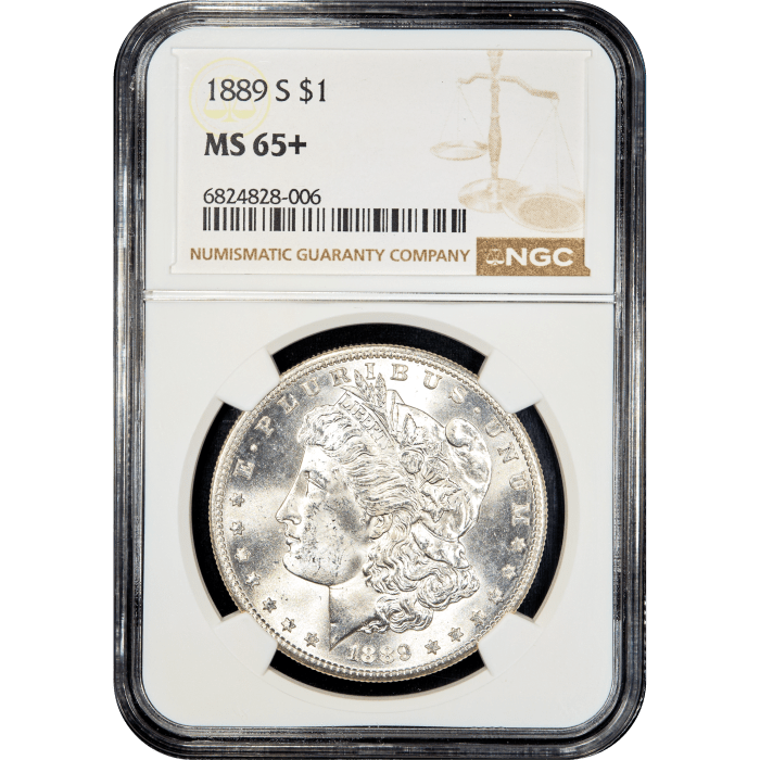 1889-S Morgan Dollar ($1) Obverse Slab Image