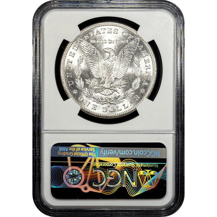 1889-S Morgan Dollar ($1) Reverse Slab Image