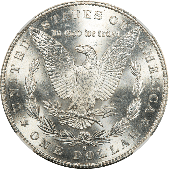 1889-S Morgan Dollar ($1) Reverse Image