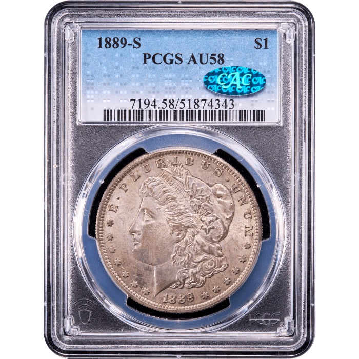 1889-S Morgan Dollar ($1) Obverse Slab Image