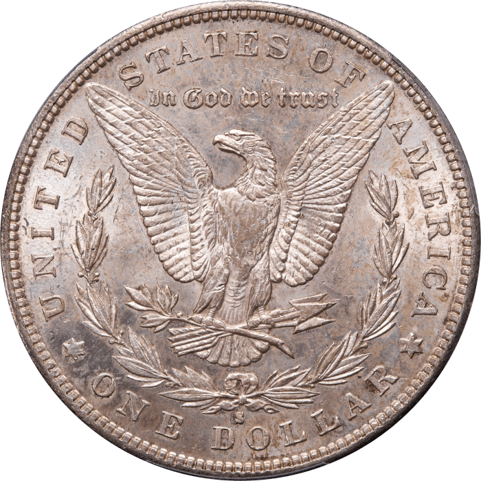 1889-S Morgan Dollar ($1) Reverse Image