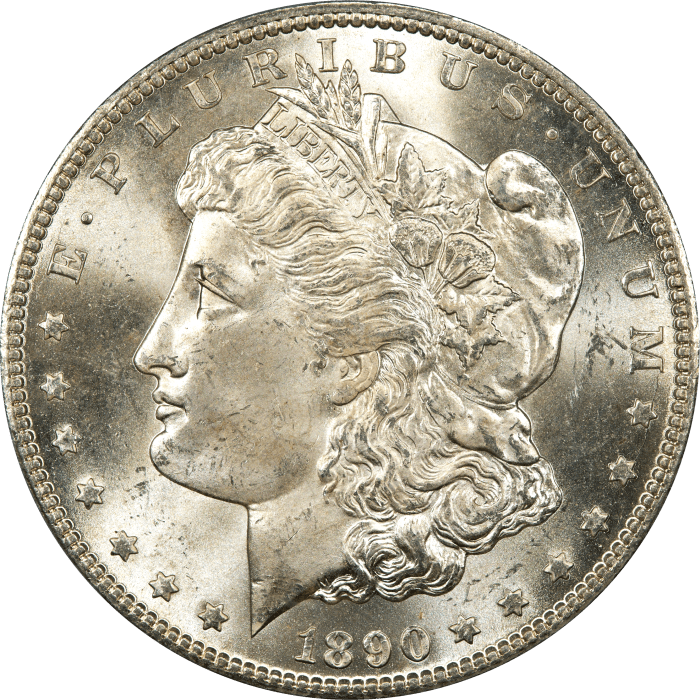 1890-CC Morgan Dollar ($1) Obverse Image