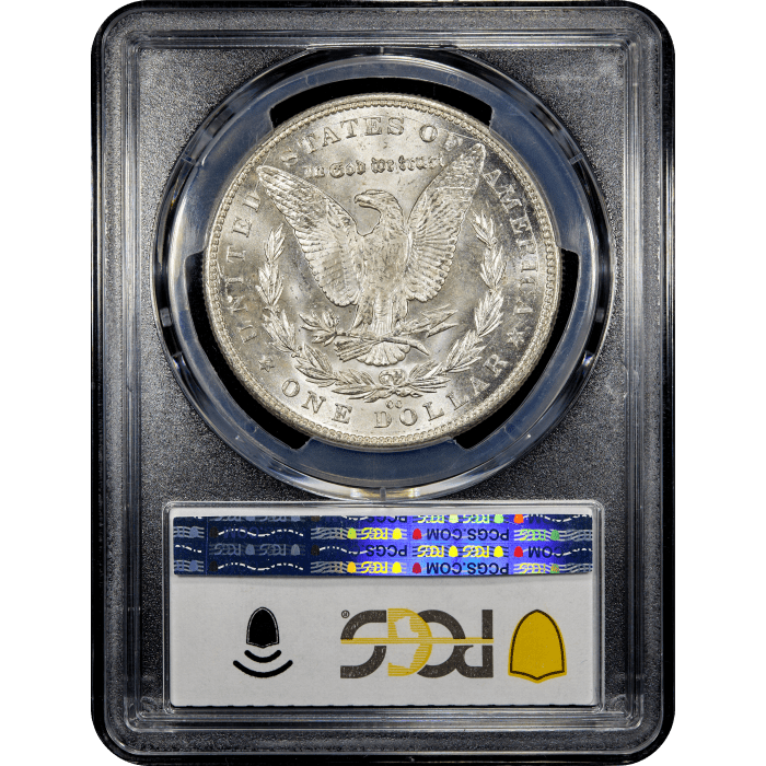 1890-CC Morgan Dollar ($1) Reverse Slab Image