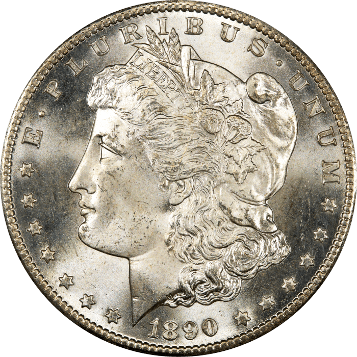 1890-CC Morgan Dollar ($1) Obverse Image