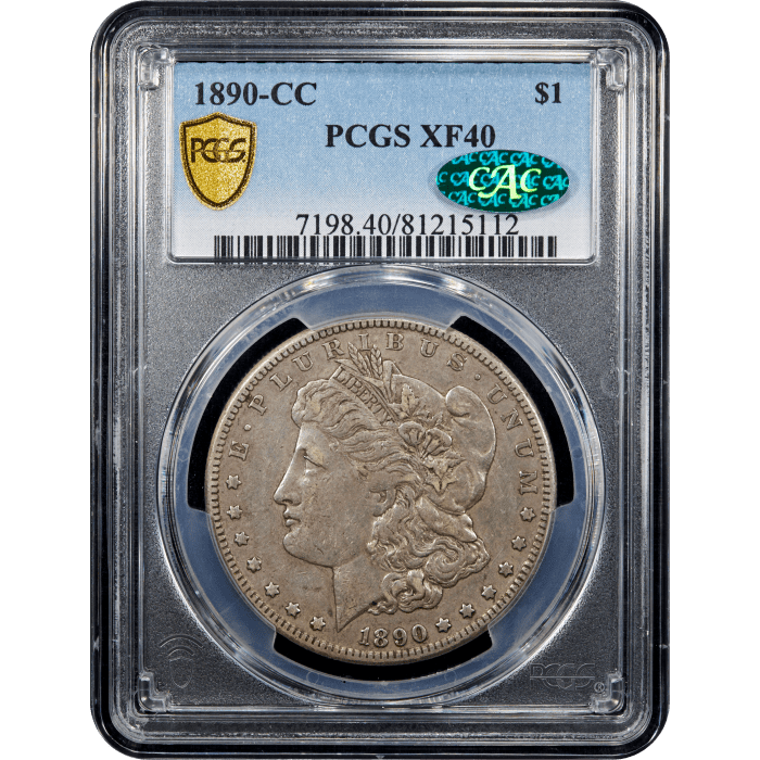 1890-CC Morgan Dollar ($1) SLAB Image