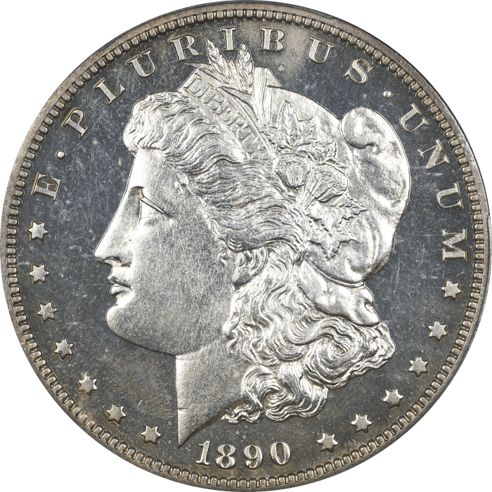1890 Morgan Dollar ($1) Obverse Image