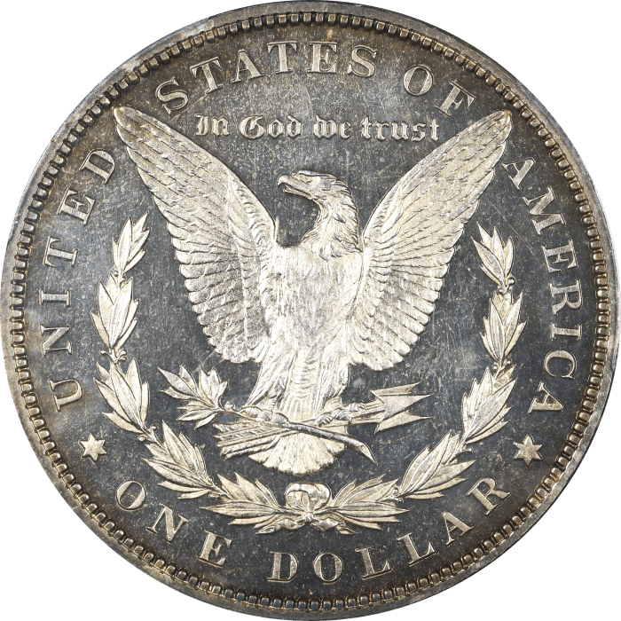 1890 Morgan Dollar ($1) Reverse Image