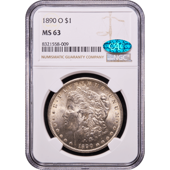 1890-O Morgan Dollar ($1) Obverse Slab Image