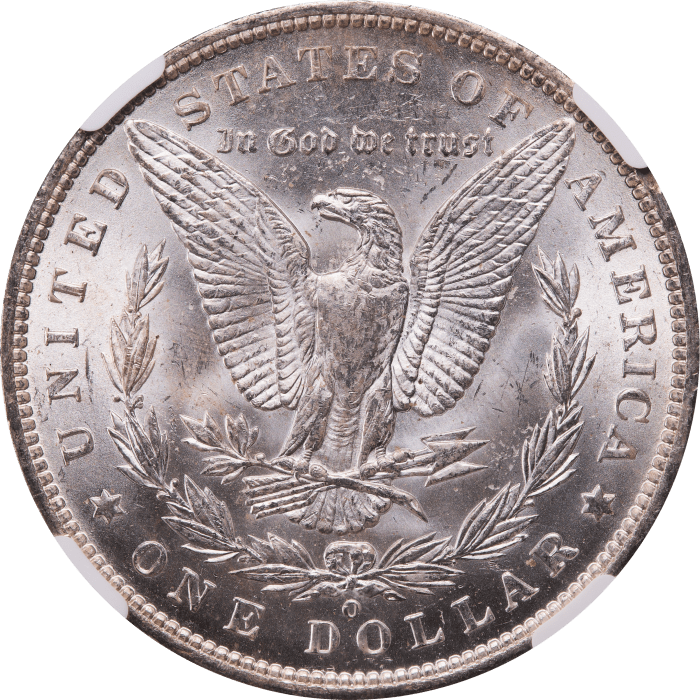 1890-O Morgan Dollar ($1) Reverse Image