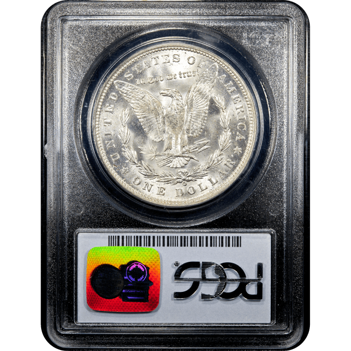 1890-O Morgan Dollar ($1) Reverse Slab Image