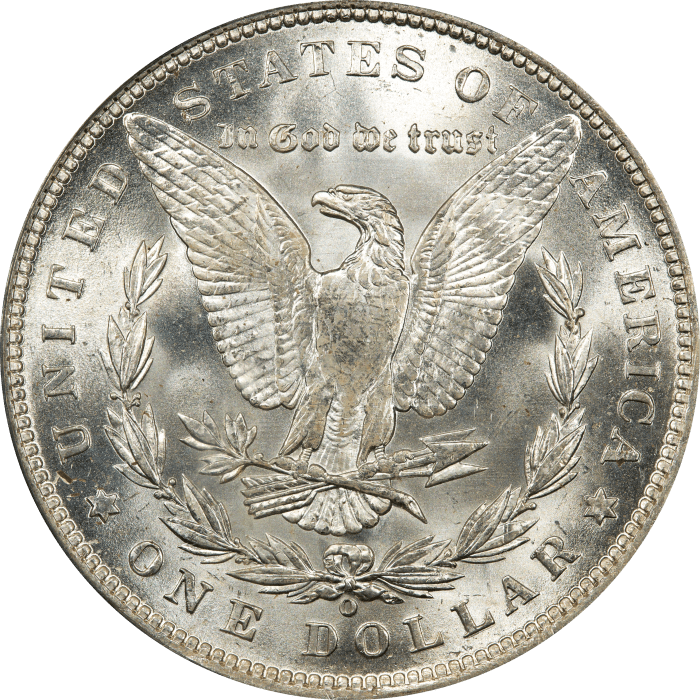 1890-O Morgan Dollar ($1) Reverse Image