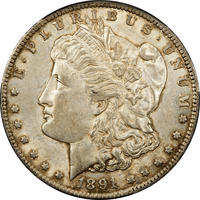 1891-CC Morgan Dollar ($1) Obverse Image