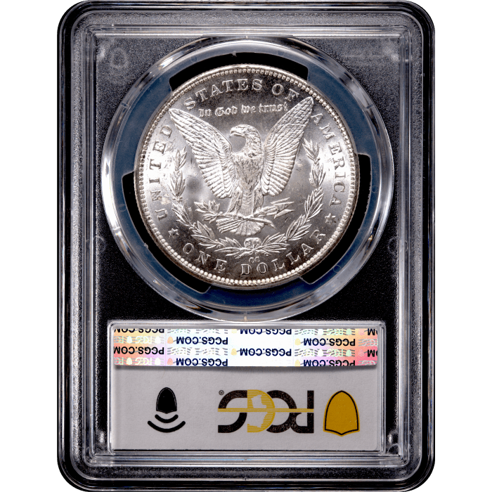 1891-CC Morgan Dollar ($1) Reverse Slab Image