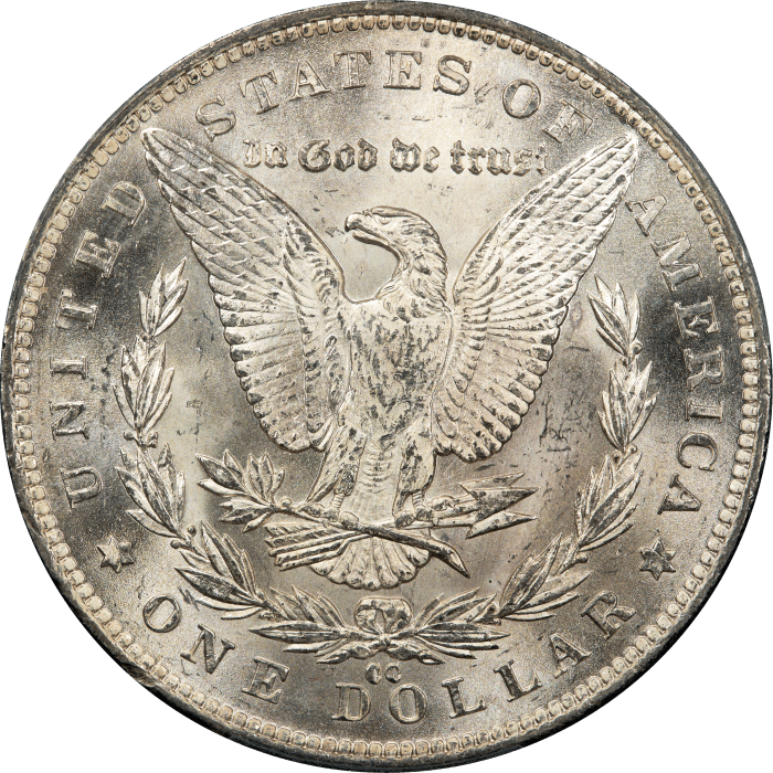 1891-CC Morgan Dollar ($1) REVERSE Image