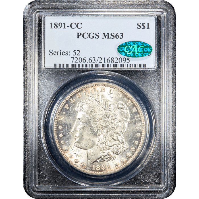 1891-CC Morgan Dollar ($1) SLAB Image