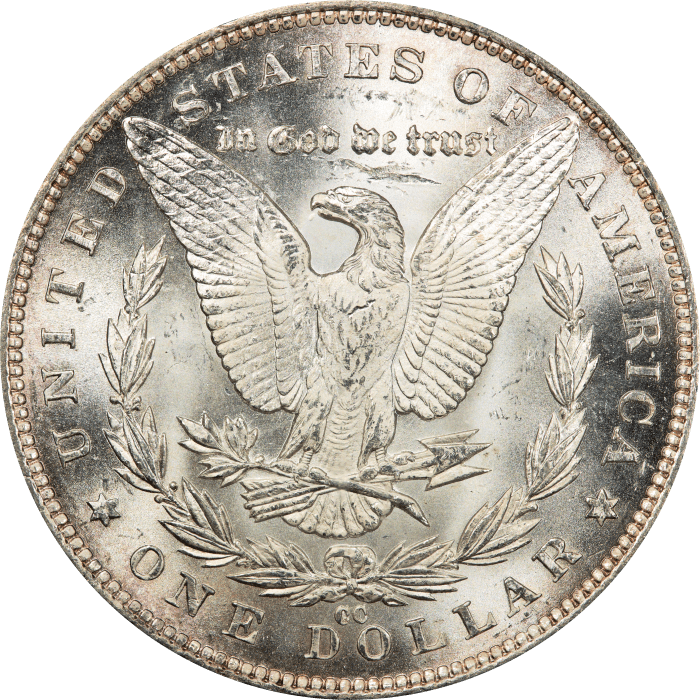 1891-CC Morgan Dollar ($1) REVERSE Image