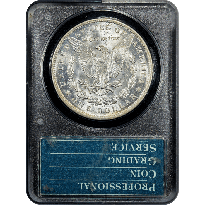 1891-O Morgan Dollar ($1) Rattler Reverse Slab Image