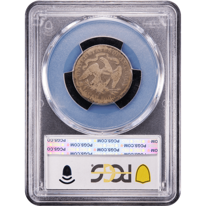 1891-O Seated Liberty Quarter (25c) Reverse Slab Image