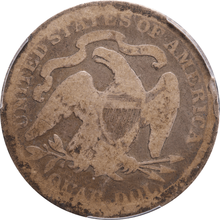 1891-O Seated Liberty Quarter (25c) Reverse Image