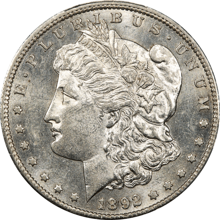 1892-CC Morgan Dollar ($1) OBVERSE Image