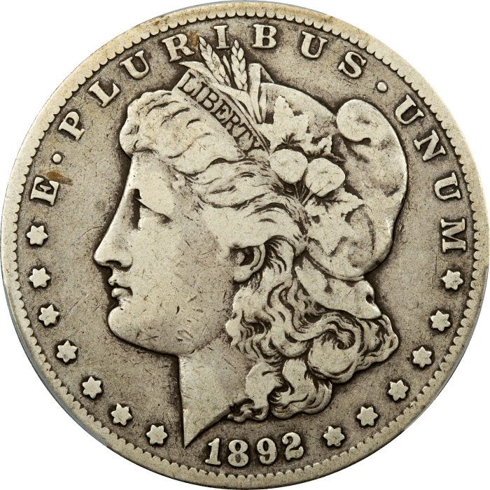 1892-CC Morgan Dollar ($1) Obverse Image