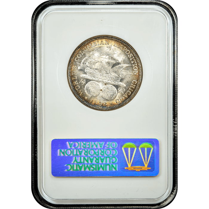 1892 Columbian Commem Half Dollar (50c) SLAB Image