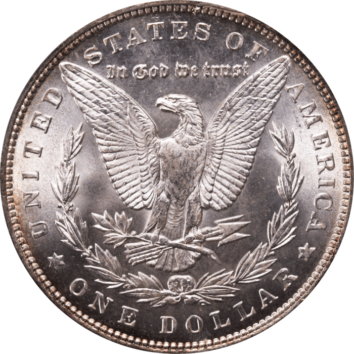 1892 Morgan Dollar ($1) Reverse Image
