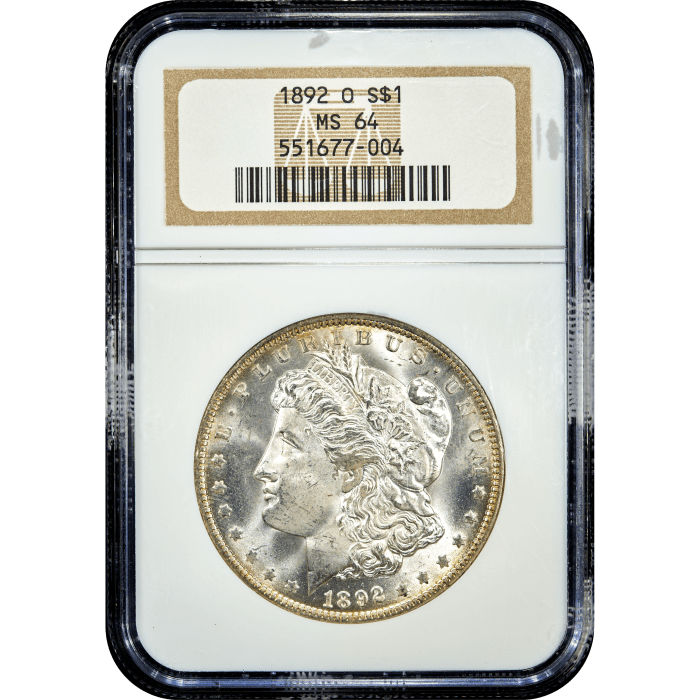 1892-O Morgan Dollar ($1) SLAB Image