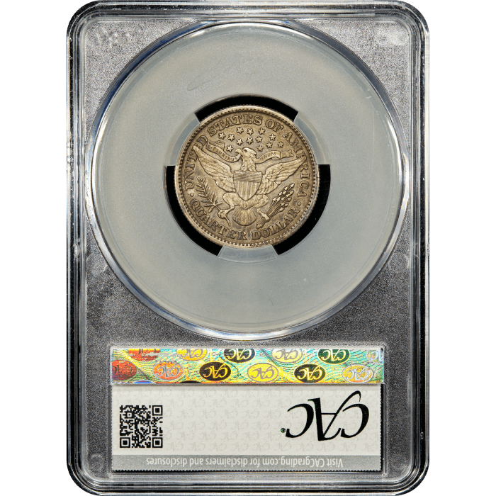 1892-S Barber Quarter (25c) SLAB Image