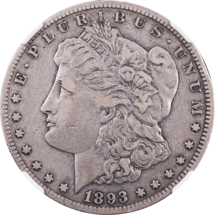 1893-CC Morgan Dollar ($1) Obverse Image