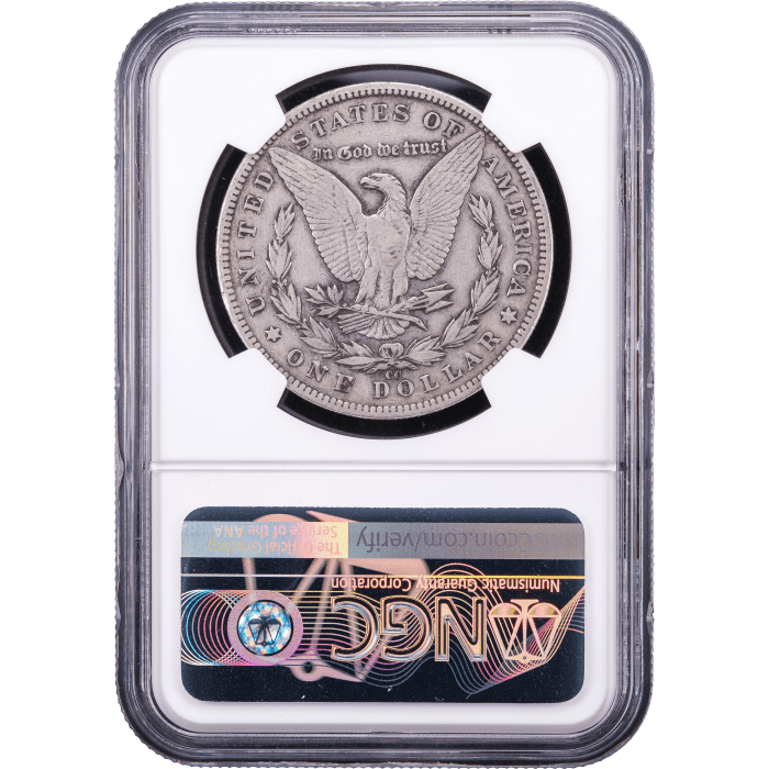 1893-CC Morgan Dollar ($1) Reverse Slab Image