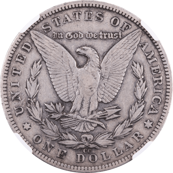 1893-CC Morgan Dollar ($1) Reverse Image