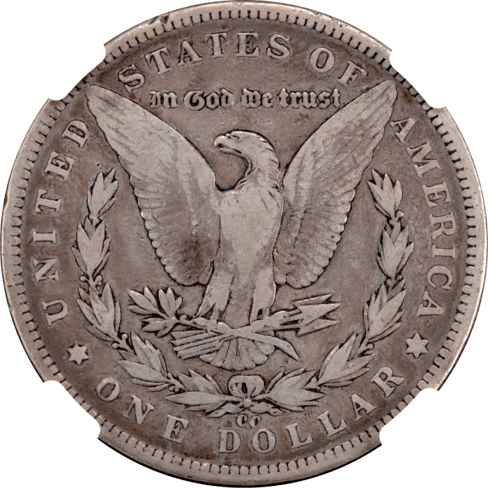 1893-CC Morgan Dollar ($1) REVERSE Image