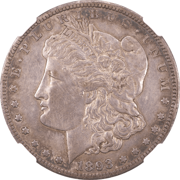 1893-CC Morgan Dollar ($1) Obverse Image