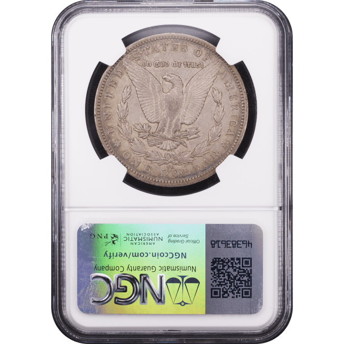 1893-CC Morgan Dollar ($1) Reverse Slab Image
